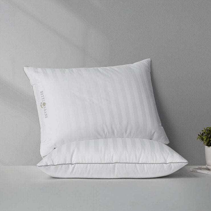 Hotel Grand feather and down rolled pillow 2 pack, UK version
