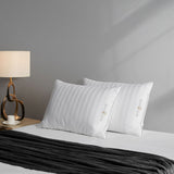 Hotel Grand feather and down rolled pillow 2 pack, UK version