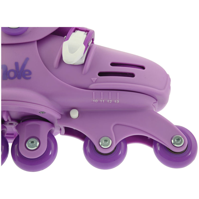 MoVe 2-in-1 adjustable junior skates purple, imported from the UK