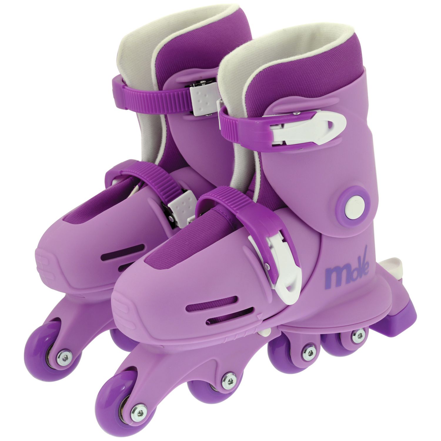 MoVe 2-in-1 adjustable junior skates purple, imported from the UK
