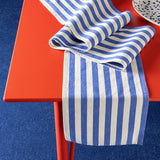 Habitat Maubec stripe cotton runner blue - British product