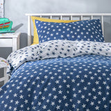 Habitat kids reversible star navy bedding set toddler (British brand)