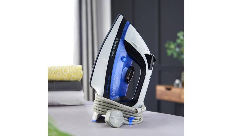 Russell Hobbs Easy Store Pro steam iron with wrap clip storage - British product