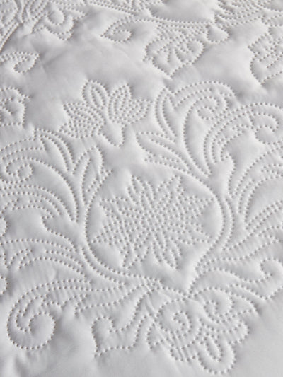 Next Serene White Avery Stripe So Soft Duvet Cover Set- Buy online at McGrocer