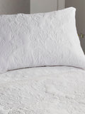 Serene White Avery Stripe Duvet Cover Set Single (British brand)