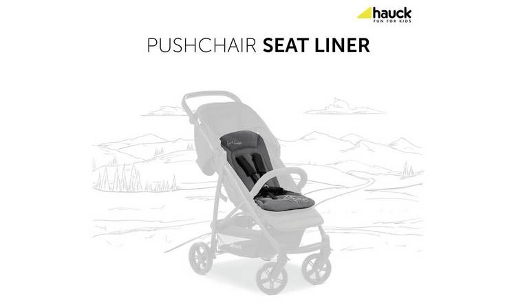 Hauck Disney Pushchair Seat Liner - Mickey Mouse Grey