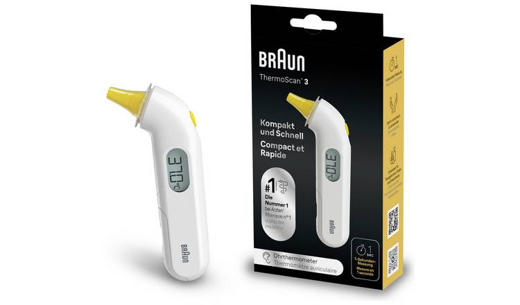 Braun ThermoScan 3 ear thermometer - British product