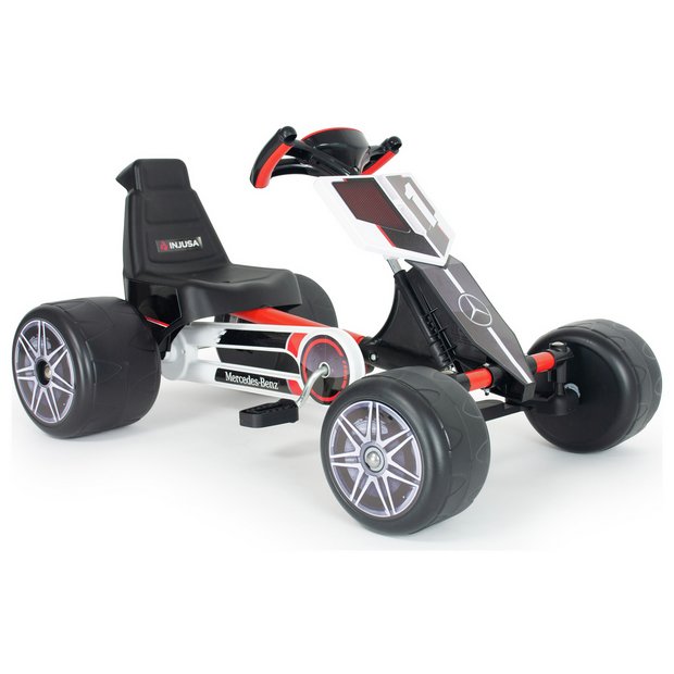 Injusa Mercedes licensed go kart toddler ride-on, imported from the UK