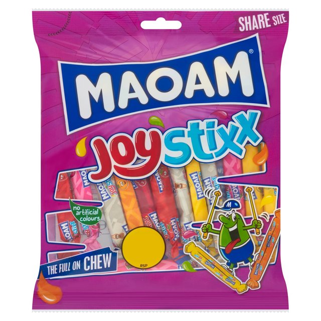 Maoam Joystixx Chewy Wrapped Sweets Sharing Bag   140g