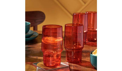 Argos Habitat Set of 4 Stackable Hi Ball Glasses- Buy online at McGrocer