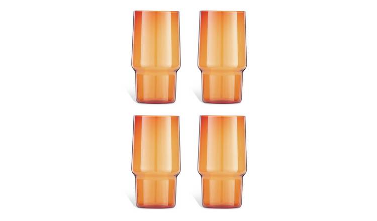 Habitat set of 4 stackable hi ball glasses (British brand)