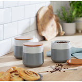 Habitat Speckle 3 piece storage canister set - British product