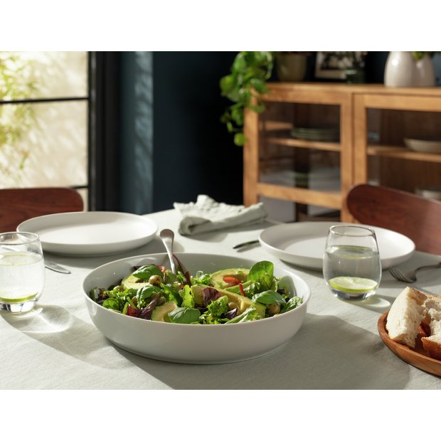 Habitat large white porcelain serving bowl 30cm, UK version