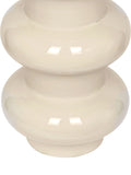 Libra Interiors cream ovolo enamel iron medium vase (British brand)