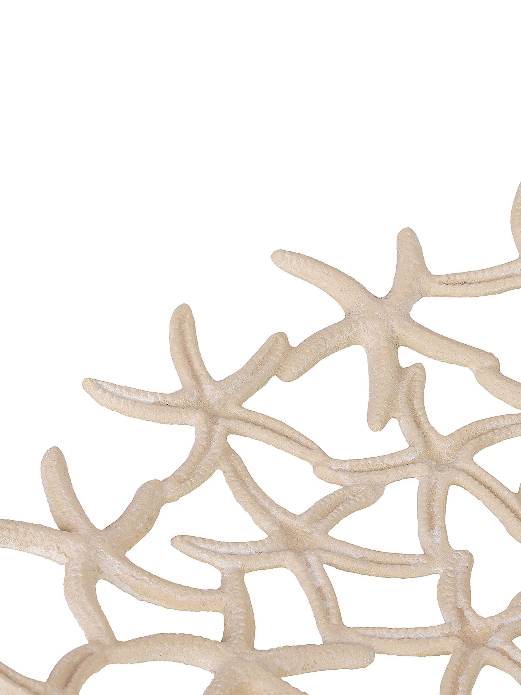 Libra Interiors beige stonewash starfish shallow bowl (British brand)