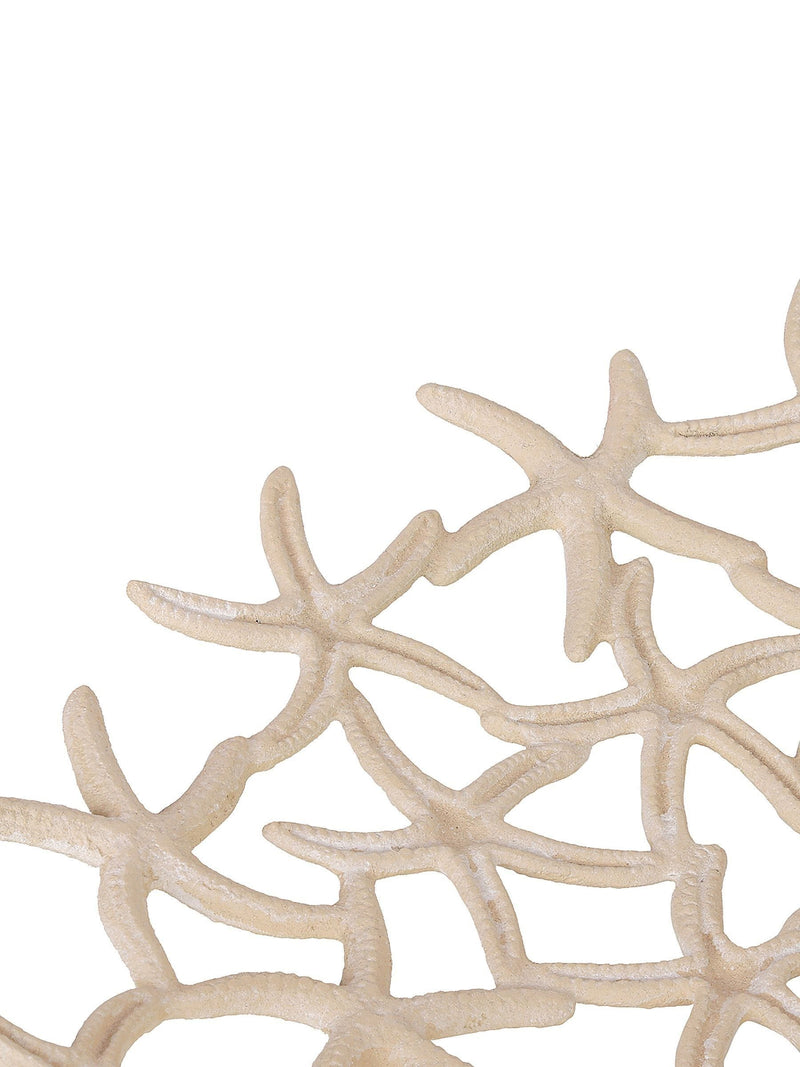 Libra Interiors beige stonewash starfish shallow bowl (British brand)