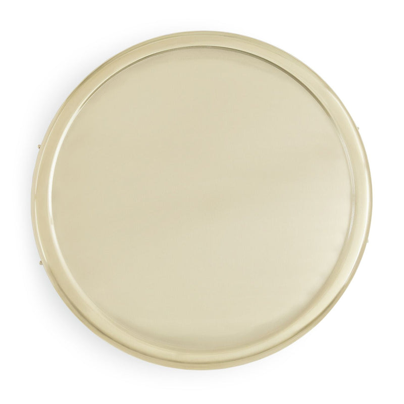 Habitat gold tone steel tray with handles, UK version
