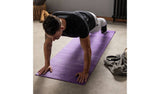 Opti PVC yoga mat 6mm purple, imported from the UK
