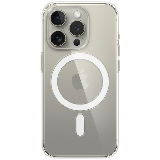 Apple iPhone 15 Pro clear case with MagSafe, British brand
