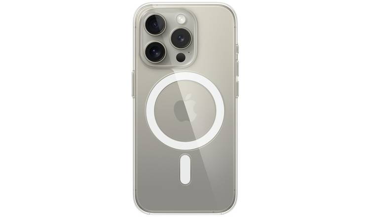 Apple iPhone 15 Pro clear case with MagSafe, British brand