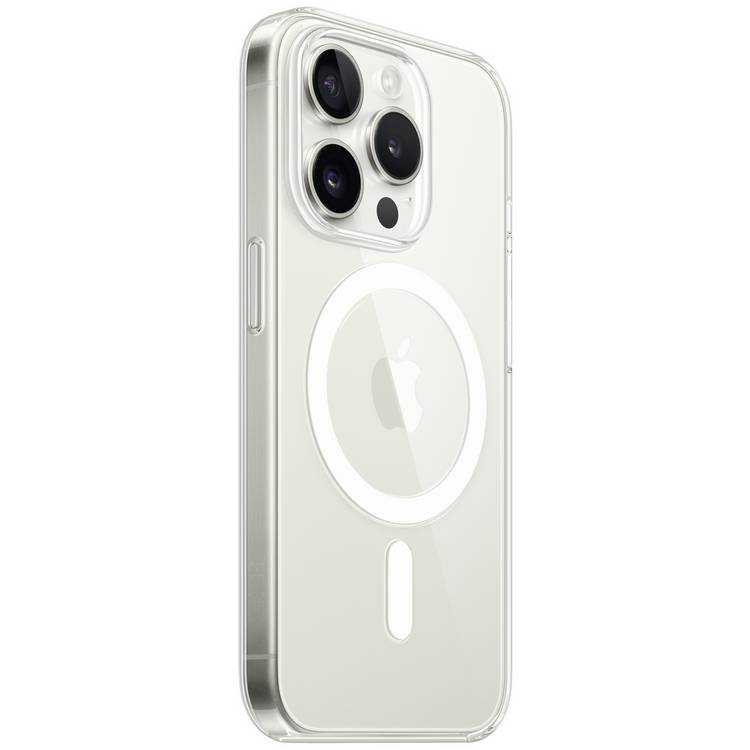 Apple iPhone 15 Pro clear case with MagSafe, British brand