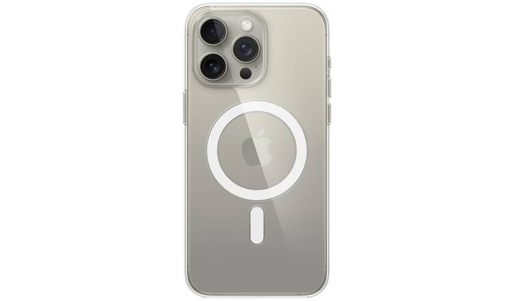 Apple clear MagSafe phone case iPhone 15 Pro Max (British brand)