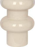 Libra Interiors large Ovolo enamel iron vase 36cm, imported from the UK