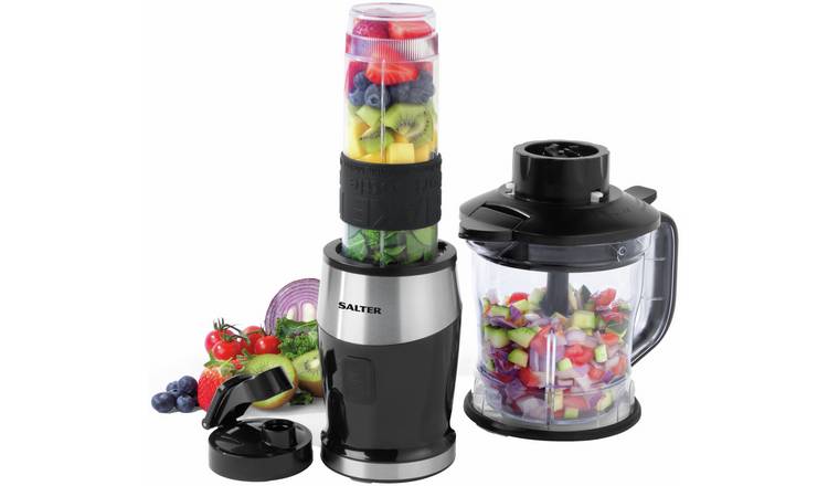 Salter 2-in-1 blender and food processor with sports bottle, UK version