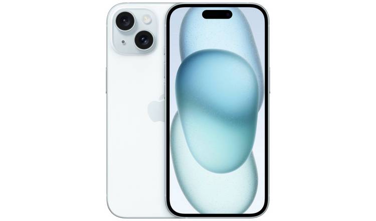 Apple iPhone 15 5G 128GB Blue mobile phone, UK version