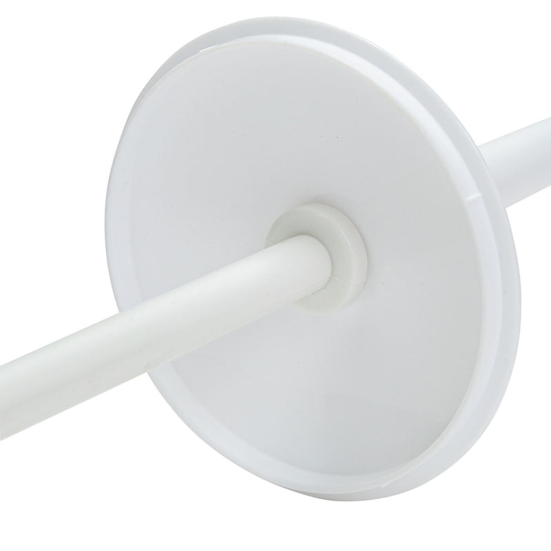 Home Essentials white plastic toilet brush, imported from the UK