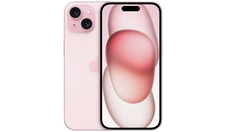 Apple iPhone 15 Pink 128GB smartphone (British brand)