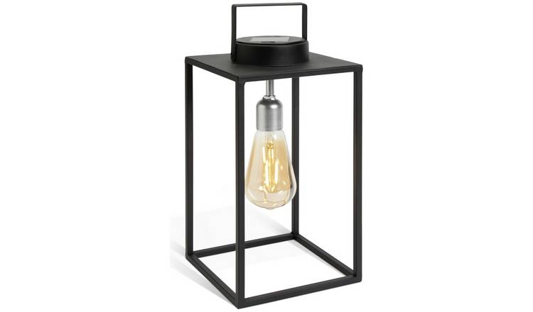 Habitat solar lantern with filament bulbs 30.8cm - British product
