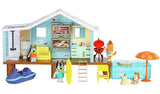 Bluey Beach Cabin Exclusive Bundle playset, UK version