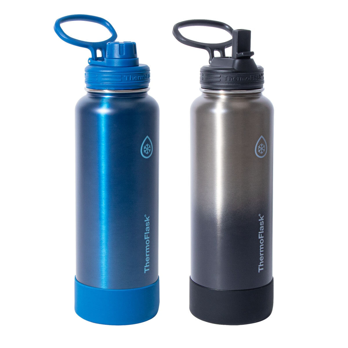 ThermoFlask stainless steel water bottle 1.2L 2 pack (British brand)