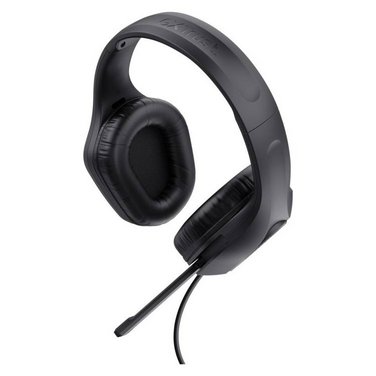 GXTrust Zirox black over-ear gaming headset (British brand)