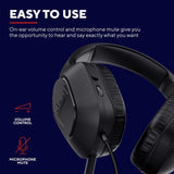 GXTrust Zirox black over-ear gaming headset (British brand)