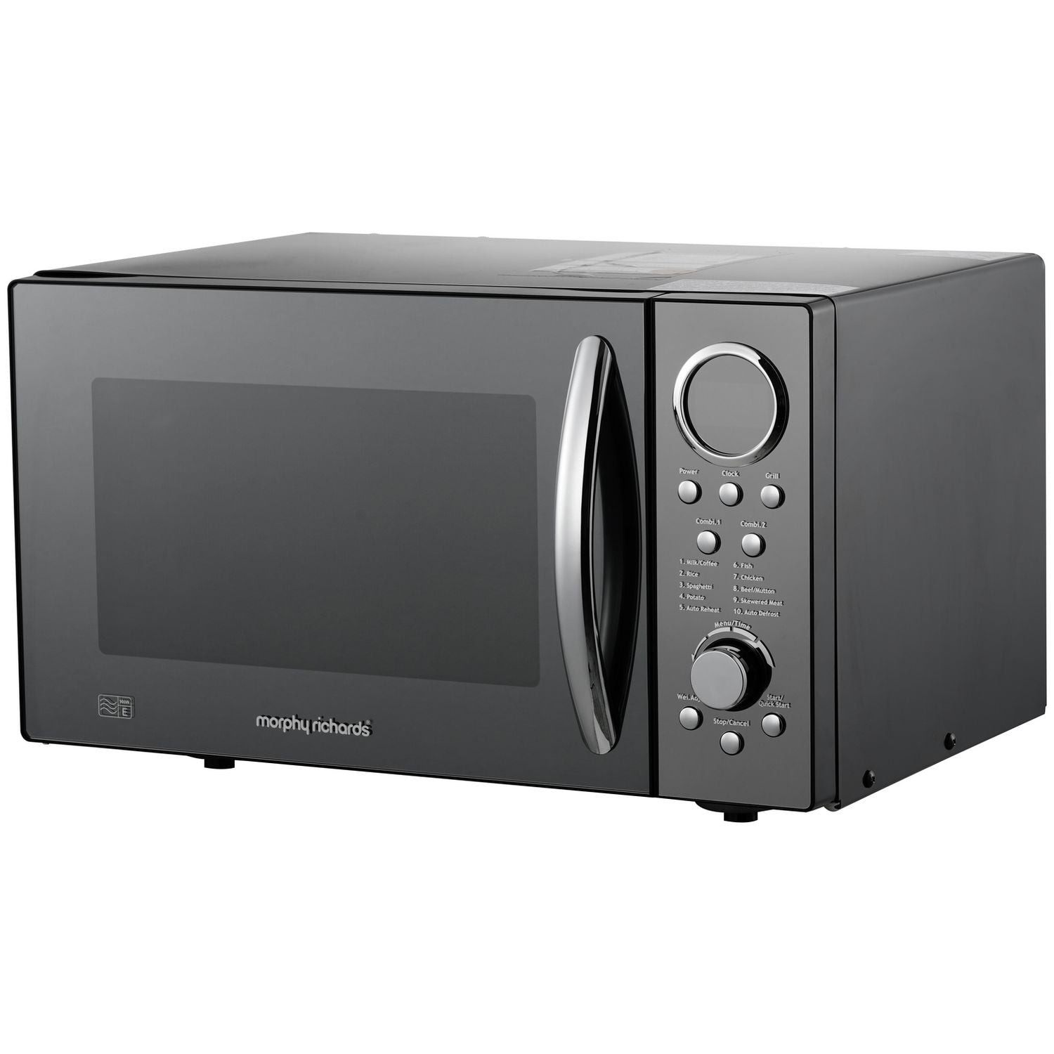 Morphy Richards 900W grill microwave black, UK version