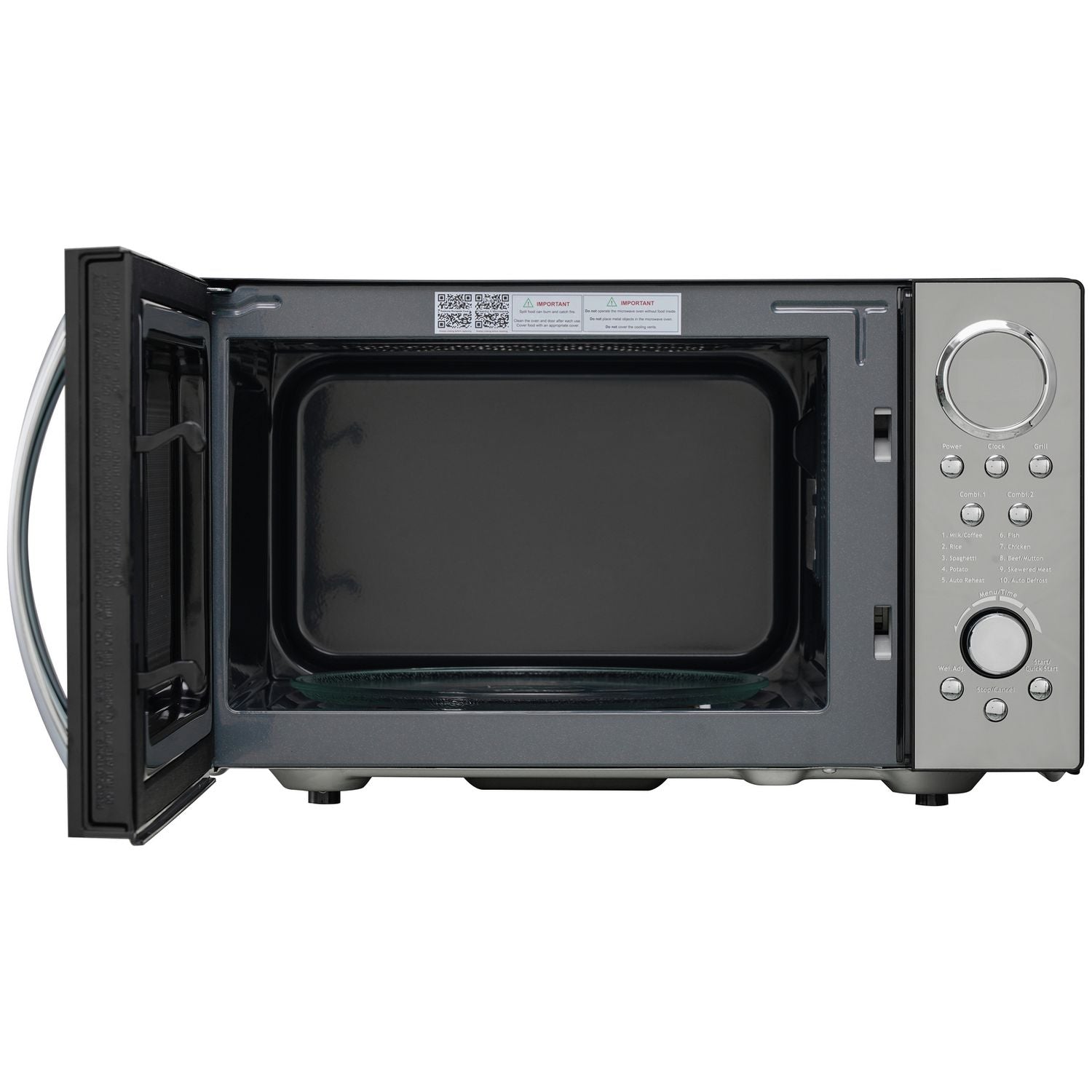 Morphy Richards 900W grill microwave black, UK version