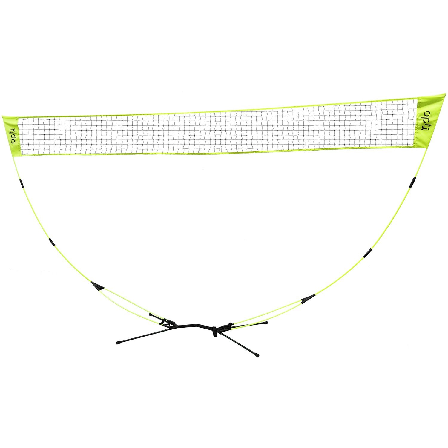 Opti badminton set pop-up net 10ft racquets shuttlecocks, UK version