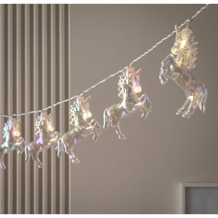 Habitat Unicorn LED string lights clear - British product