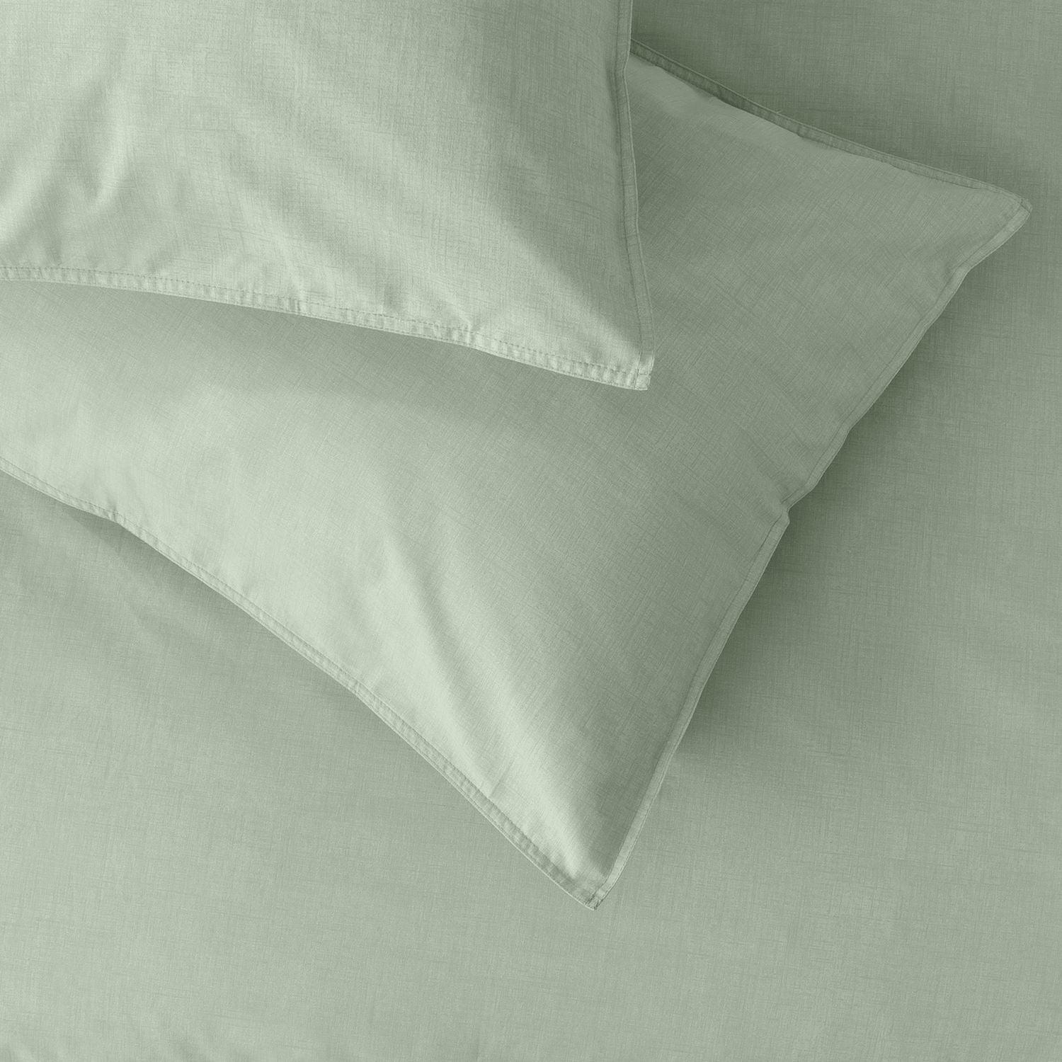 Habitat Cotton Textured Print Sage Bedding Set - Superking