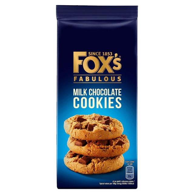 Fox's Biscuits Milk Chocolate Cookies   180g GOODS M&S   