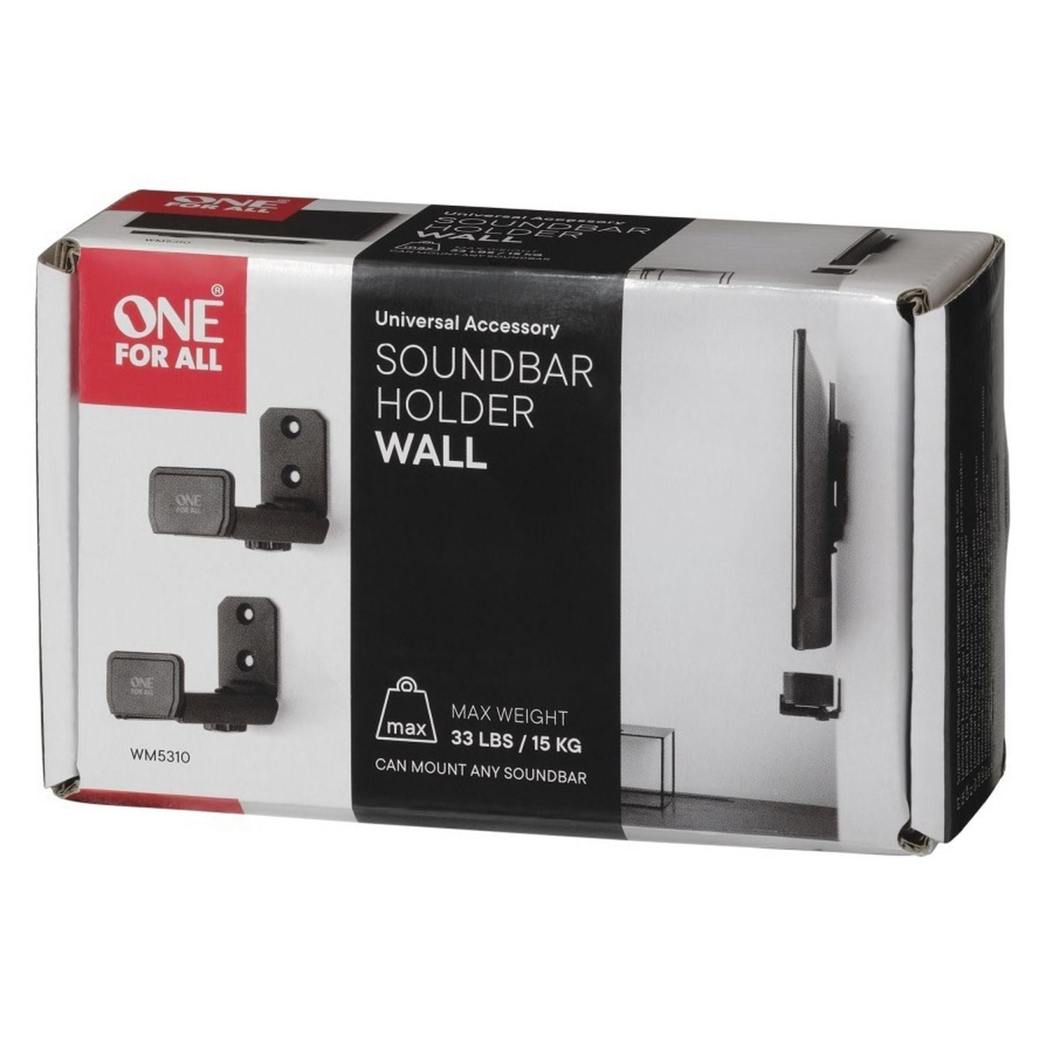 One For All WM5310 universal sound bar holder (British brand)