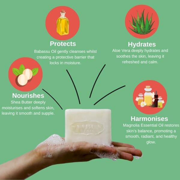 Saabuni aloe vera soap bar 90g - British product