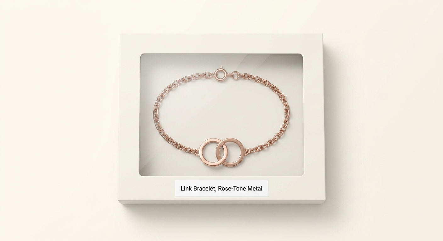 Cartier rose gold LOVE chain bracelet, imported from the UK
