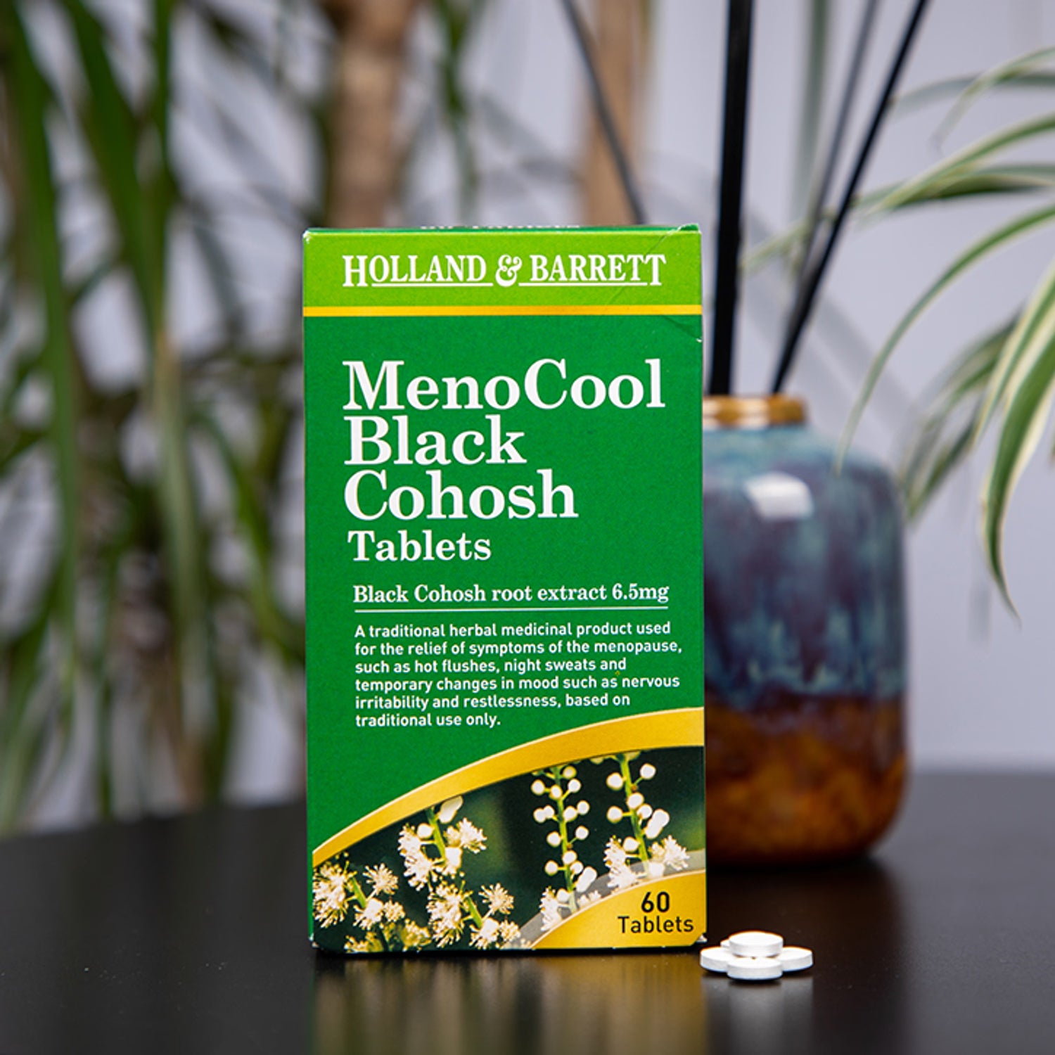 Holland & Barrett MenoCool Black Cohosh 60 Tablets, UK version