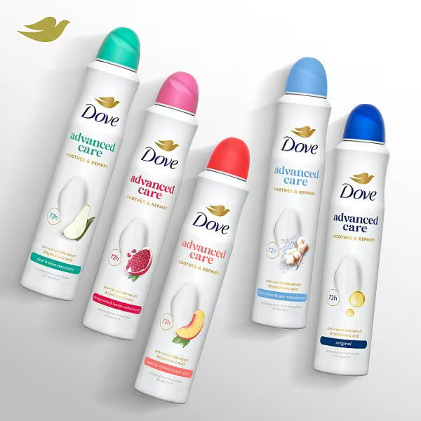 Dove Advanced Care Peach & White Blossom Anti-Perspirant Aerosol 200ml