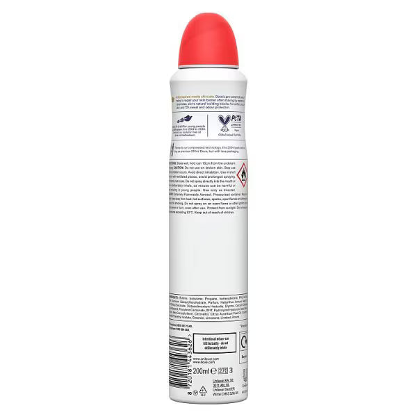 Dove Advanced Care Peach & White Blossom Anti-Perspirant Aerosol 200ml