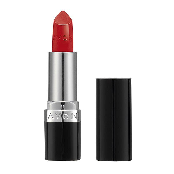 Avon Ultra Satin Lipstick Chic GOODS Superdrug Red 2000  