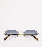 Miu Miu metal oval sunglasses - British product